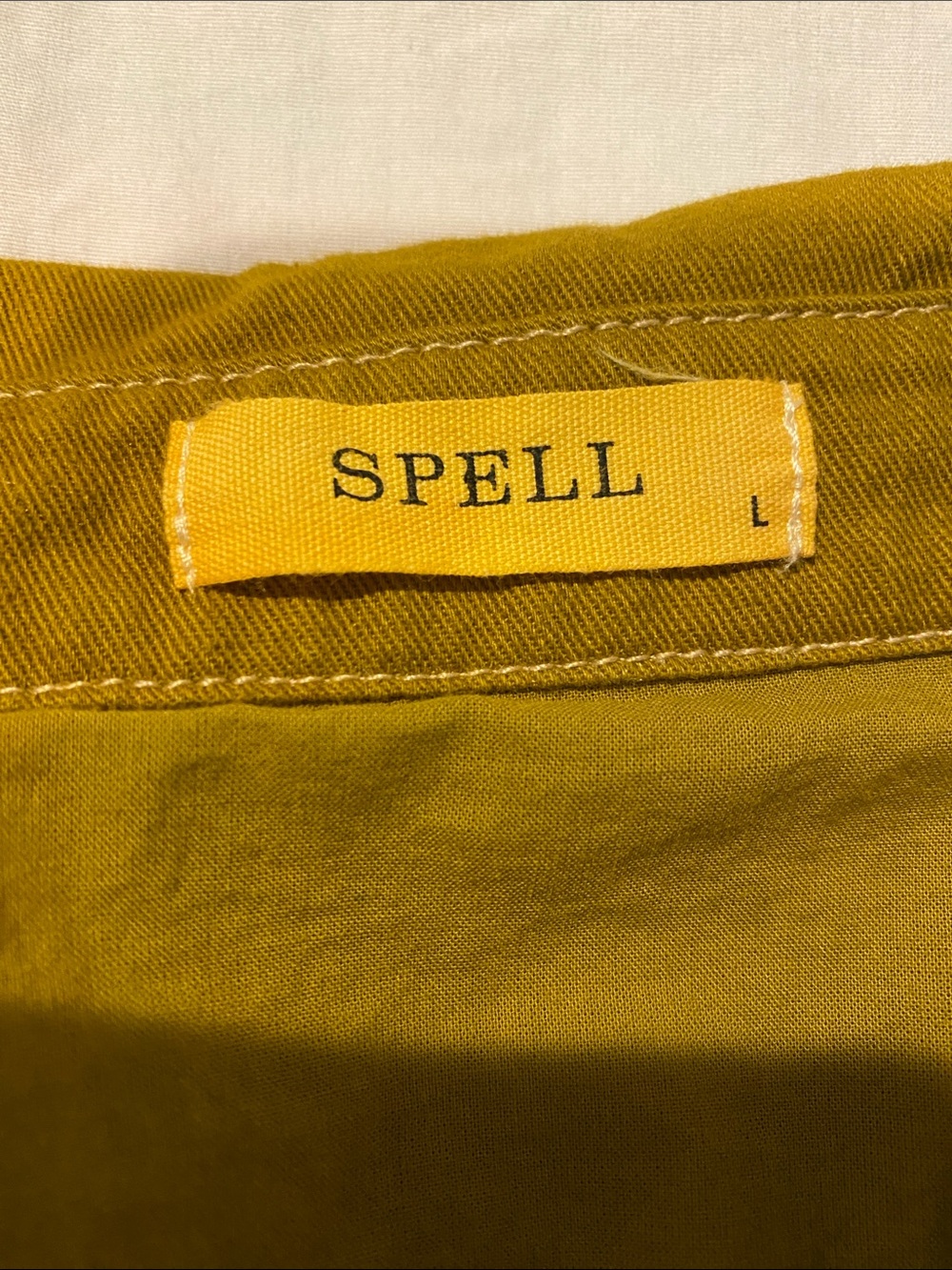 Spell Mustard Yellow Embroidered Patchwork Jacket - Picture 2 of 6